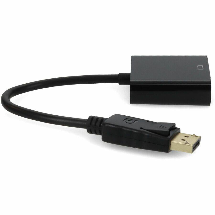 Alt View 3. AddOn - AddOn DisplayPort to DVI Dual Link Active Video Converter - Male to Female Dongle - 8" DisplayPort/DVI Video Cable for - Black.