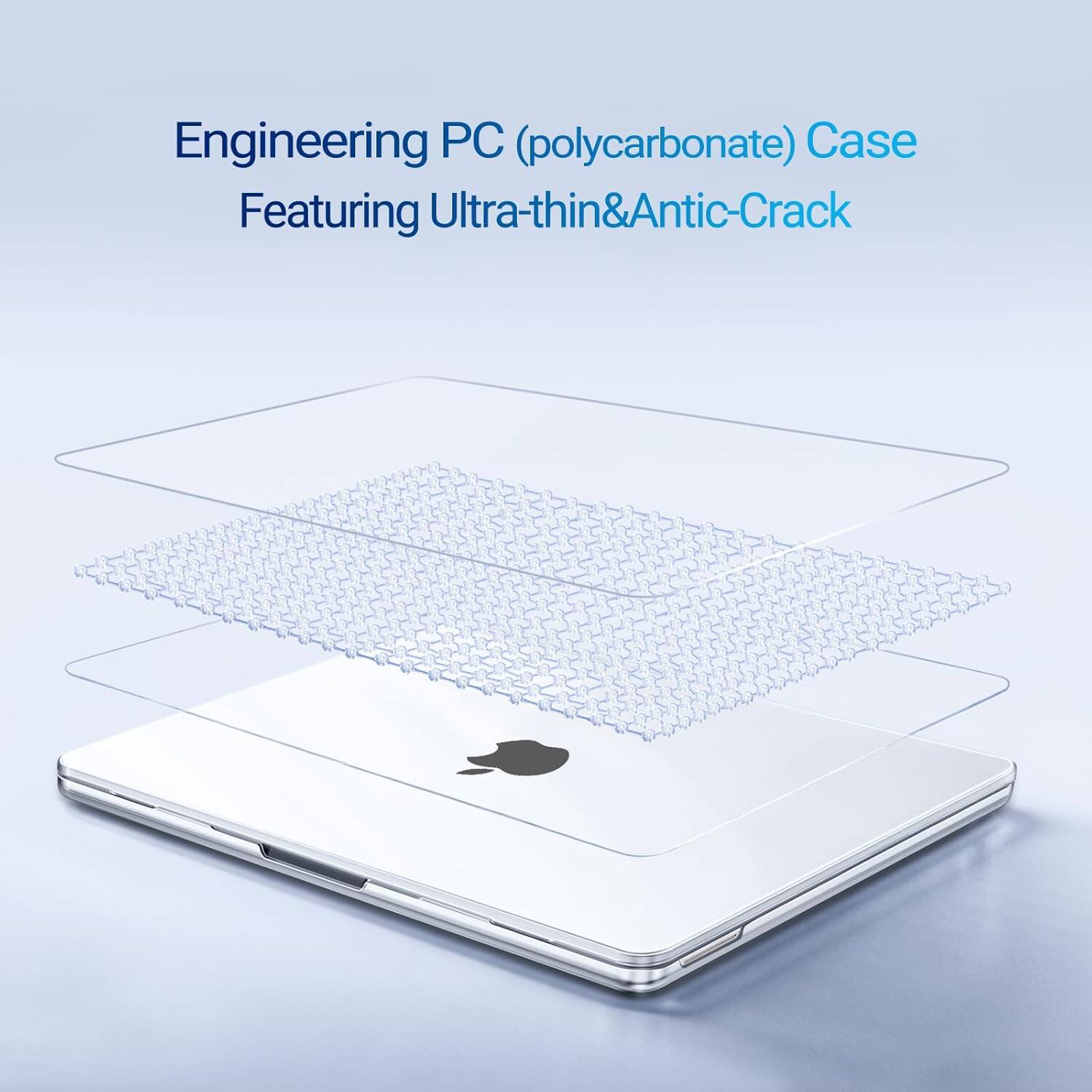 Engineering PC (polycarbonate) Case  
Featuring Ultra-thin & Anti-Crack