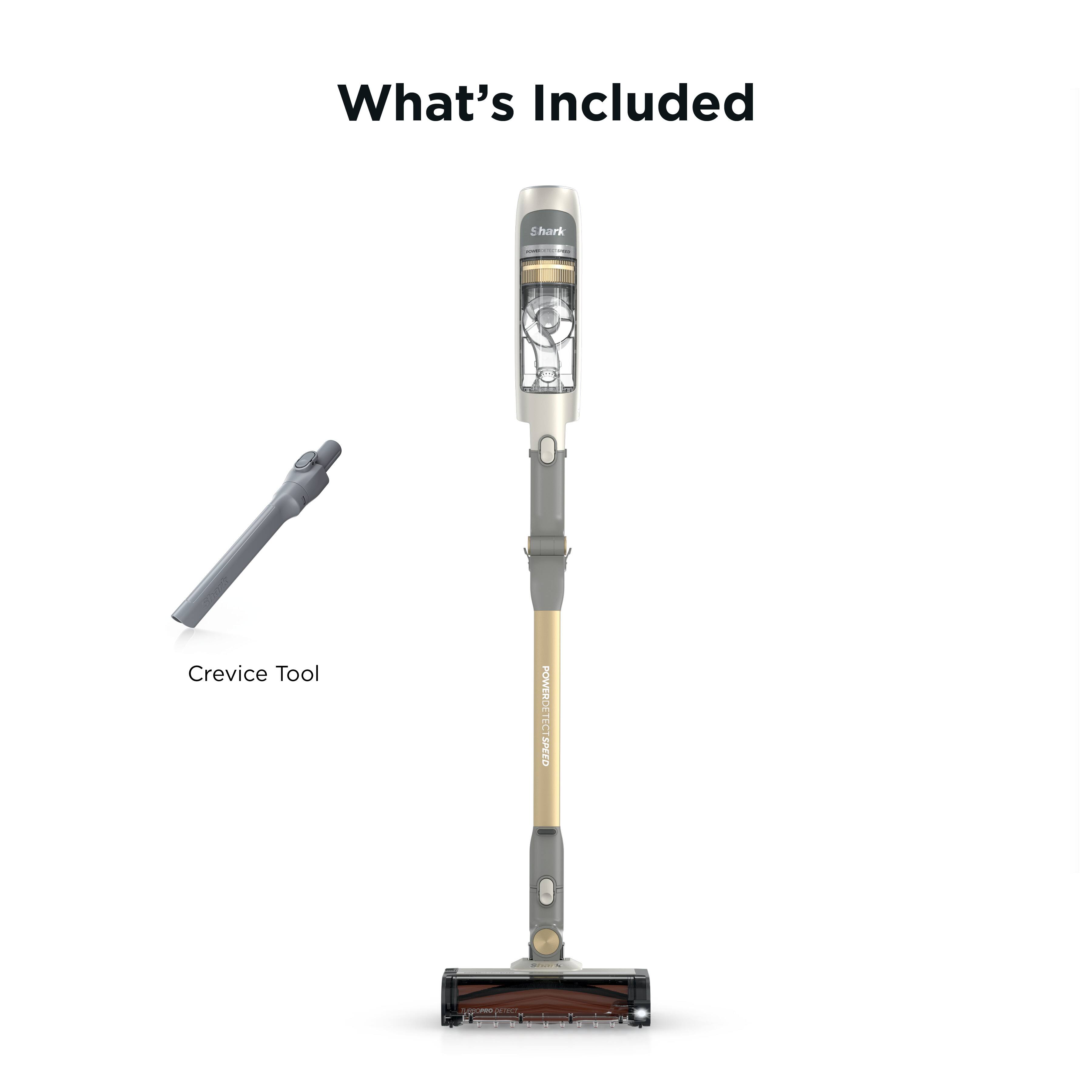 What's Included

Shark

- Crevice Tool
- TO T POWERDETE SPEED 1
- LOCKET