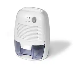 Cluzine - Mini Dehumidifier for Small Spaces, Ultra-Quiet 32dB, with Auto Shut-Off