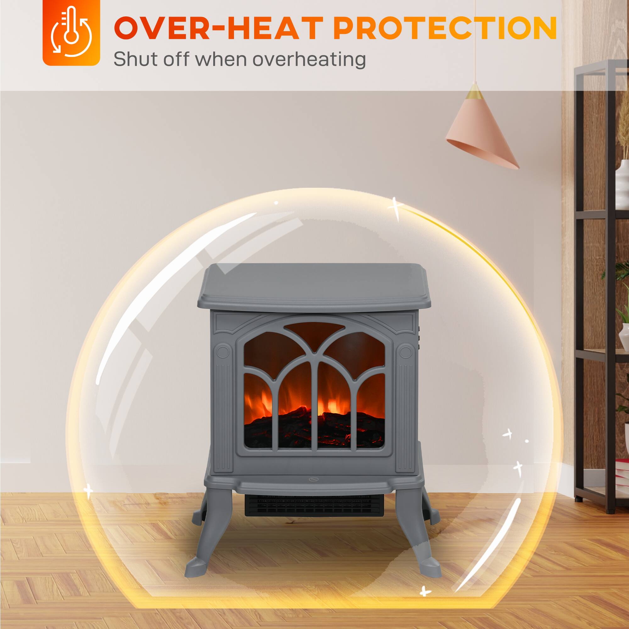 OVER-HEAT PROTECTION  
Shut off when overheating
