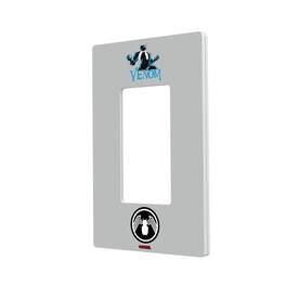 Keyscaper - Marvel Badge Hidden-Screw Light Switch Plate - Single Rocker - Venom