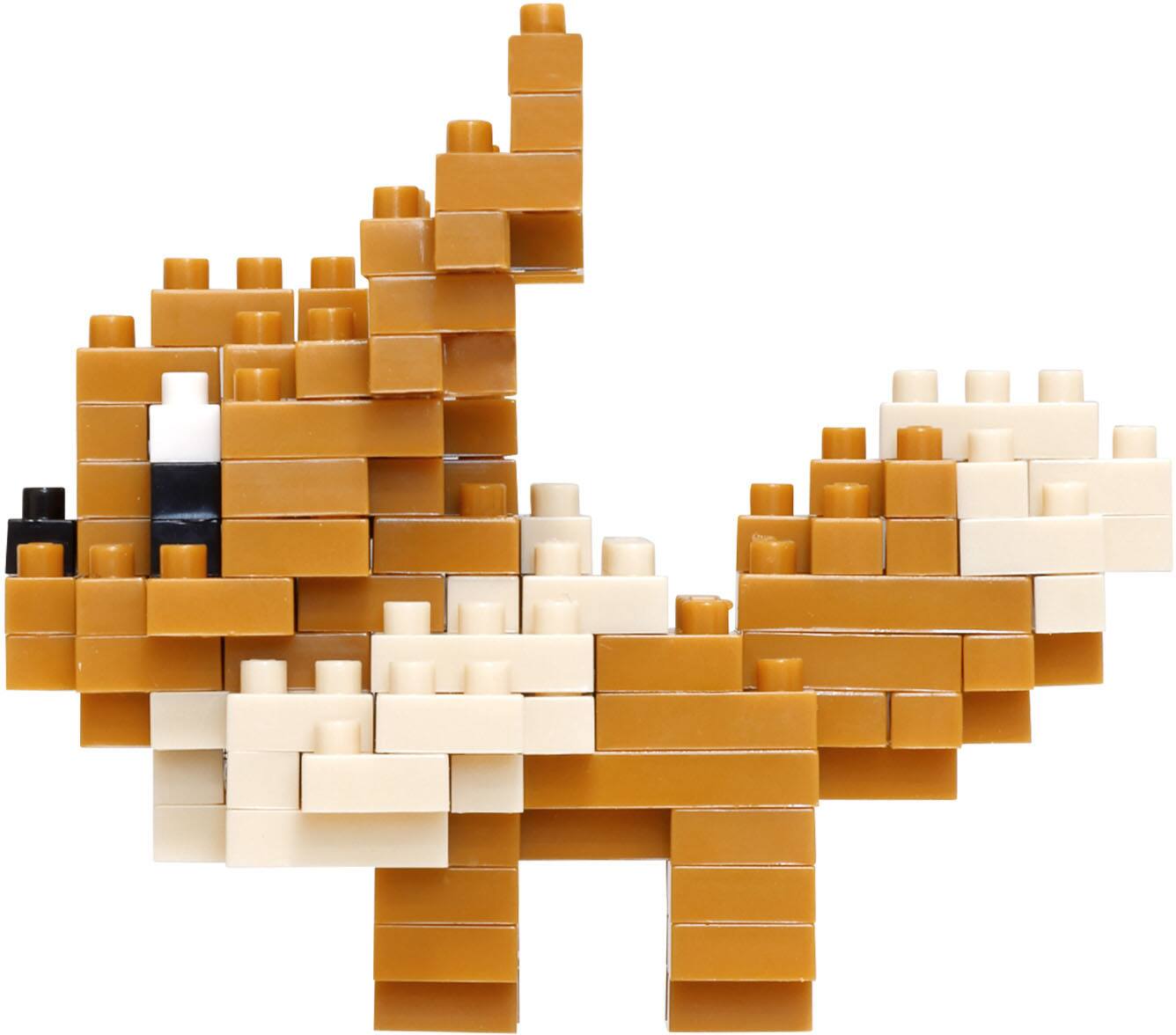 Alt View 1. Bandai - Eevee - Pokémon - Nanoblock Pokémon Series 2.1" Figure.