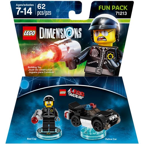 WB Games LEGO Dimensions Fun Pack (The LEGO Movie: Bad Cop) 1000545974 ...