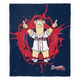 Northwest - Atlanta Braves 50" x 60" Mascot Silk Touch Throw Blanket - Multicolor