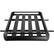 Alt View 5. VEVOR - Universal 50.4 x 36.4 Inch Roof Basket, Basket Roof Rack, Aluminum Roof Mounted Cargo Rack with Bars XL-B - black.