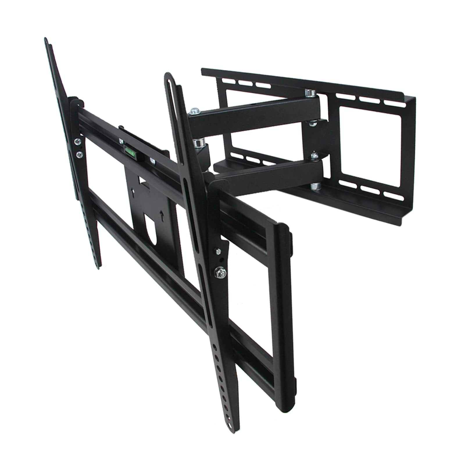 Front. MegaMounts - MegaMounts Full Motion Television Wall Mount with Bubble Level for 32 70 Inch Displays - Black.