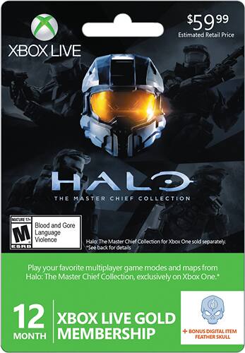 Best buy xbox live gold 12 on sale month