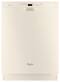 Whirlpool - 24" Built-In Dishwasher with Stainless Steel Tub-Front_Standard