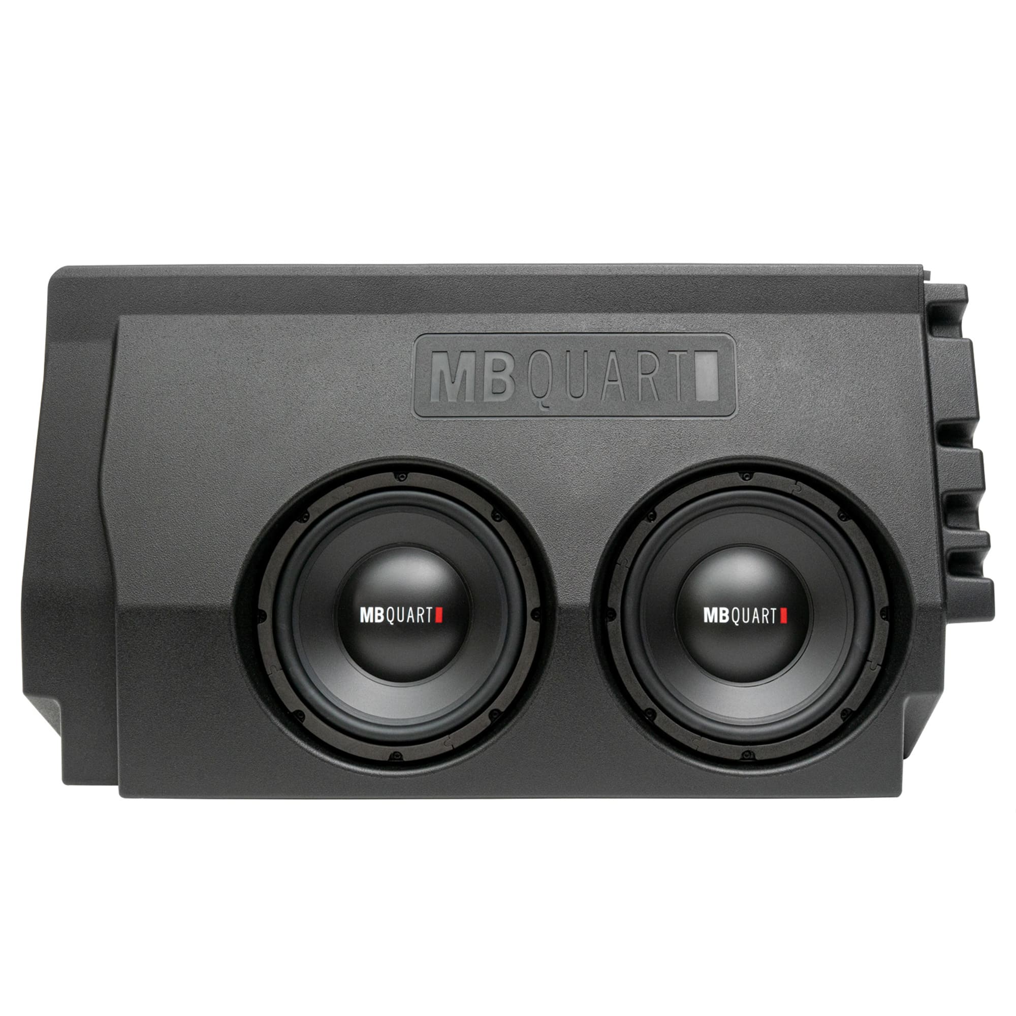 MB Quart - Dual 10" Subwoofer Upgrade with Enclosure for 2016-2023 Toyota Tacoma - Black