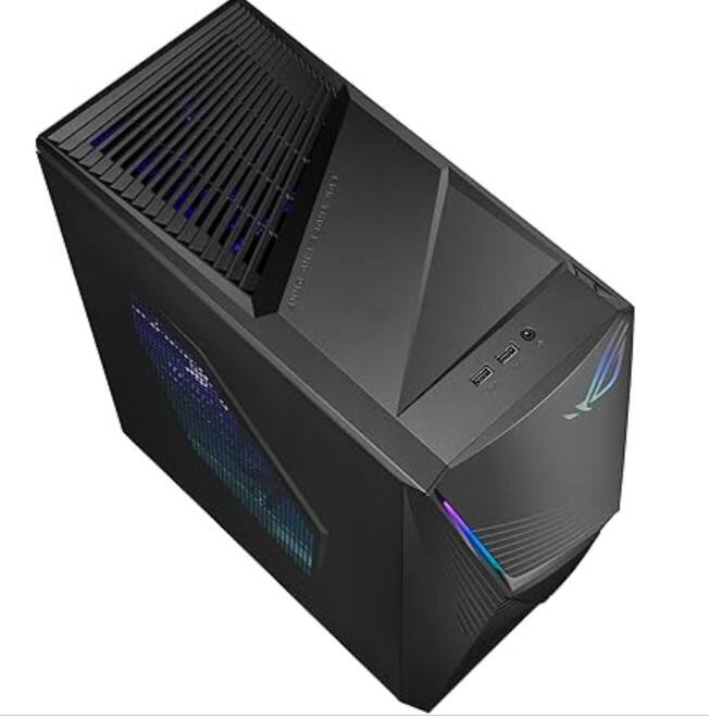 Alt View 4. ASUS - ROG Strix Intel Core i7-14700F 2.1 GHz up to 5.3 GHz 32GB DDR5 1TB SSD GeForce RTX 4060 Windows 11 Home Gaming Desktop - Dark Gray.