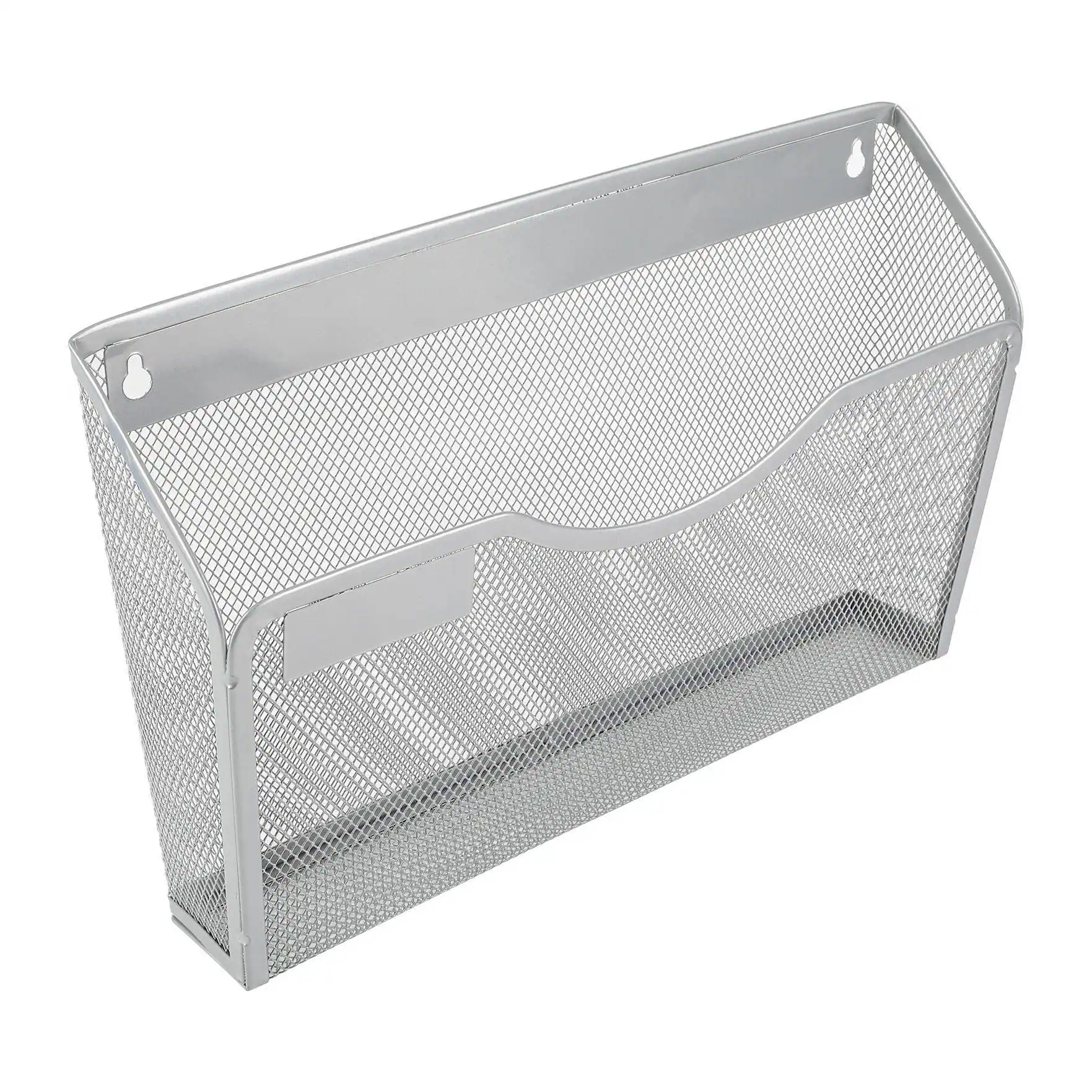 Dapper Styles Wall File Organizer With Label Panel 6 Single Pocket Mesh ...