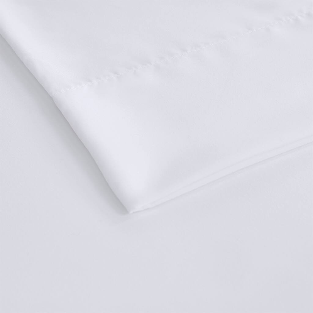 Alt View 5. Gracie Mills - Gracie Mills Thaddeus Cool Microfiber Sheet Set for All Night Comfort - White.