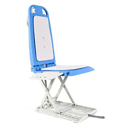 Front. SuperHandy - SuperHandy Portable Floor & Bath Lift - Spa Blue.