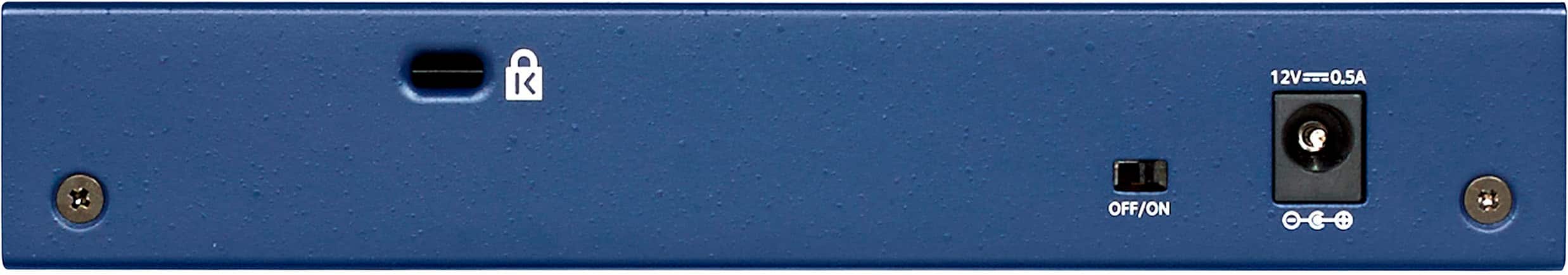 Alt View 11. NETGEAR - 8-Port 10/100/1000 Gigabit Ethernet Unmanaged Switch - Blue.