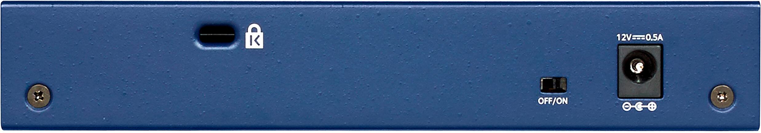 Alt View 11. NETGEAR - 8-Port 10/100/1000 Gigabit Ethernet Unmanaged Switch - Blue.