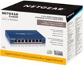 Alt View Zoom 12. NETGEAR - 8-Port 10/100/1000 Gigabit Ethernet Unmanaged Switch - Blue.