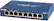 Left. NETGEAR - 8-Port 10/100/1000 Gigabit Ethernet Unmanaged Switch - Blue.
