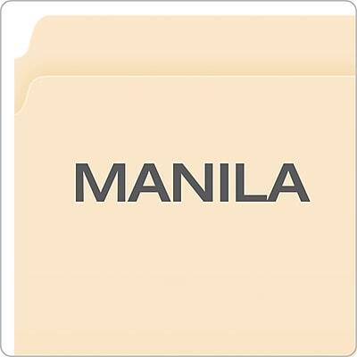 Alt View 3. Pendaflex - Pendaflex Recycled Heavy Duty File Folder, Straight Cut, Letter Size, Manila, 100/Box (R752) - Manila.