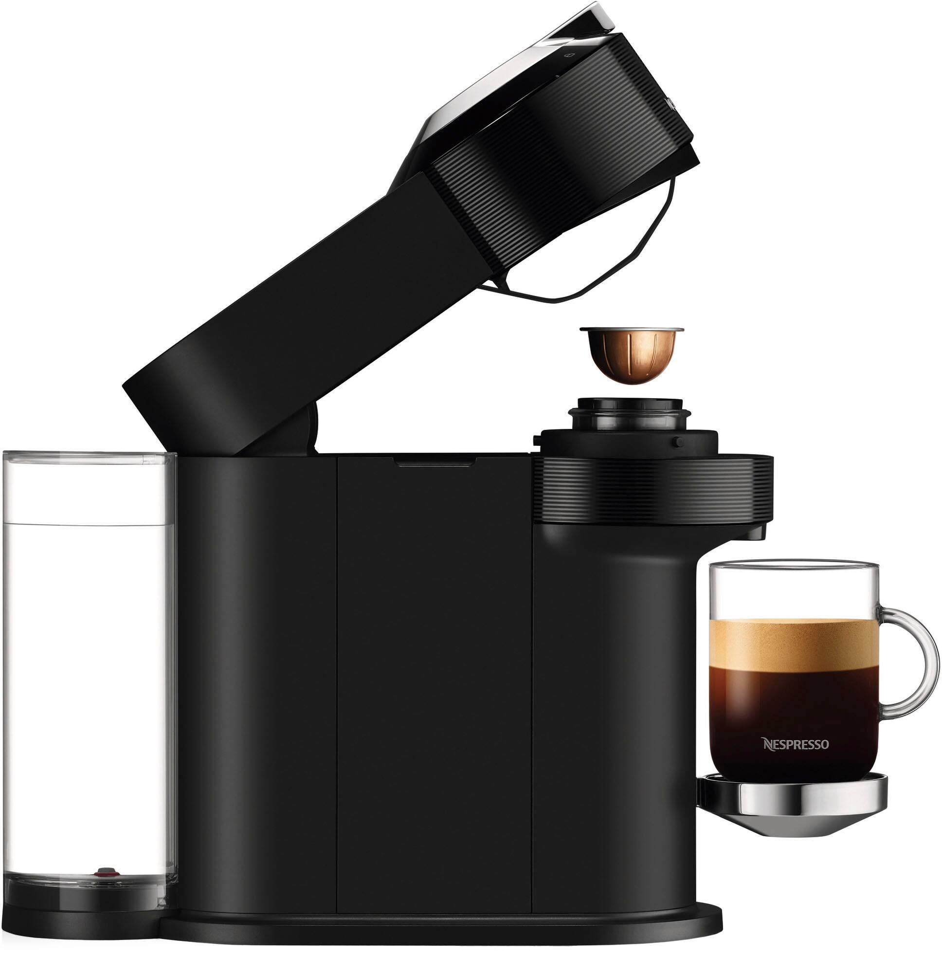 Alt View 11. Nespresso - Vertuo Next Premium by Breville with Aeroccino3 - Classic Black.