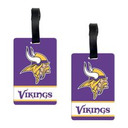 WinCraft - Minnesota Vikings Luggage Tag 2-Pack - Multicolor