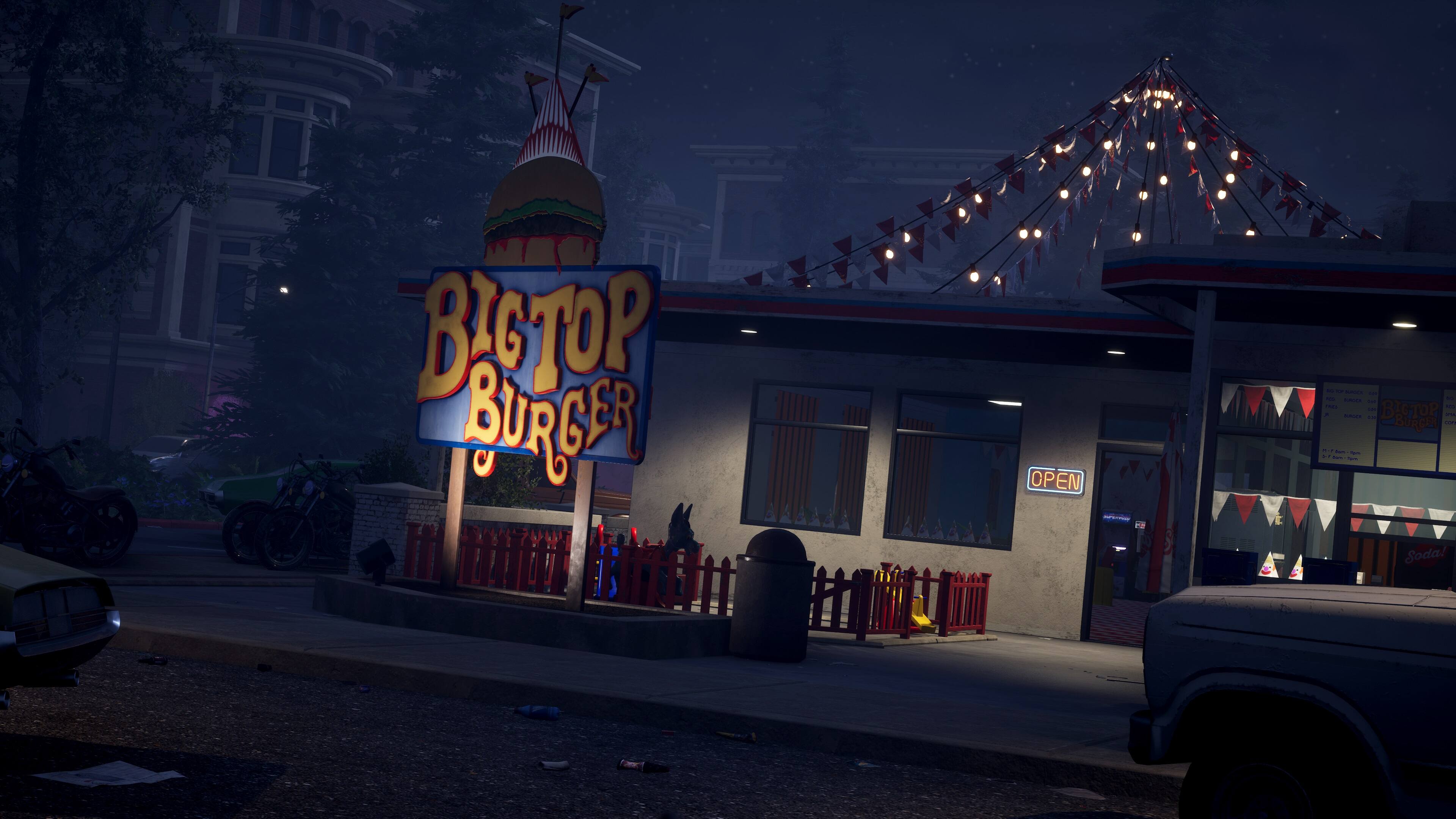 Bigtop Burger is open.