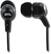 Front Standard. 2XL - Spoke Snake Eyes In-Ear Headphones - Black.