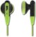 Front Standard. 2XL - Ratio Wrecking Ball Stereo Ear Bud Headphones - Black/Green.
