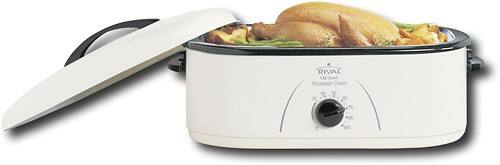 Front Standard. Rival - Electric Roaster Oven - White.