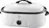 Left. Rival - 18-Quart Roaster Oven - White.