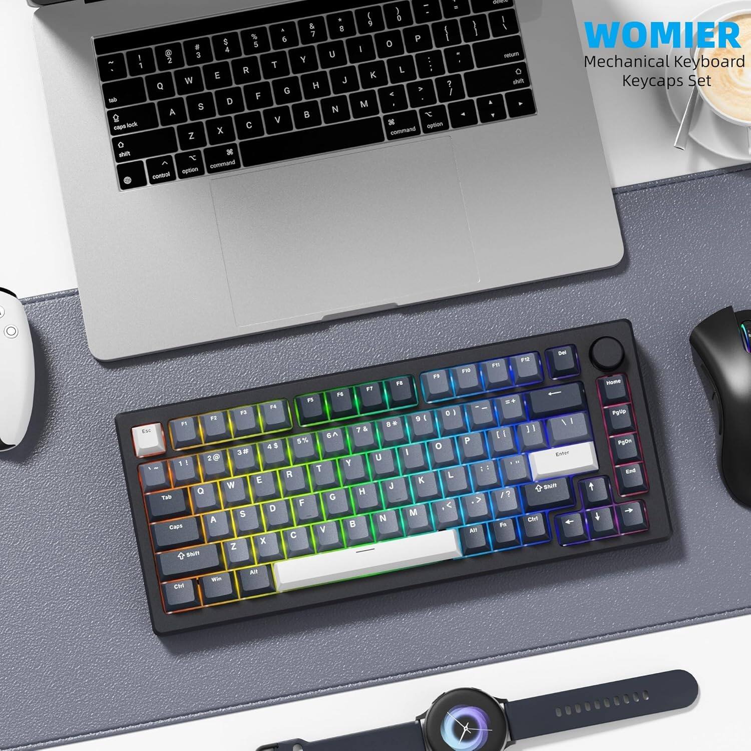 I - 1 - O - - - % S 5 . 4 . 3 2 R E w Q F D S A C x Z x y e command FCtion - . & T G V & 7 Y H B 8 U J N 4 I K M - ) a P o L 7 a - / T  option command adds I - o - WOMIER Mechanical Keyboard Keycaps Set M -.  Tu . 45 38 I 200 1 E W o TH C S A Cape x Z B FE FT F F 9 I 7 CA % I U Y T R K J H G F M N  V C F F D1 P O L > < All -e F F . 1 3 IE E I EA Bhoh / CM Pe - Pylip De End   CM - All

WOMIER  
Mechanical Keyboard Keycaps Set
