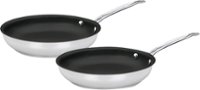 Angle Zoom. Cuisinart - Chef's Classic 2-Piece Skillet Set - Stainless-Steel.