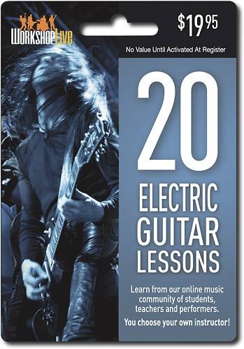 Front Standard. WorkshopLive - 20 Electric Guitar Lessons.