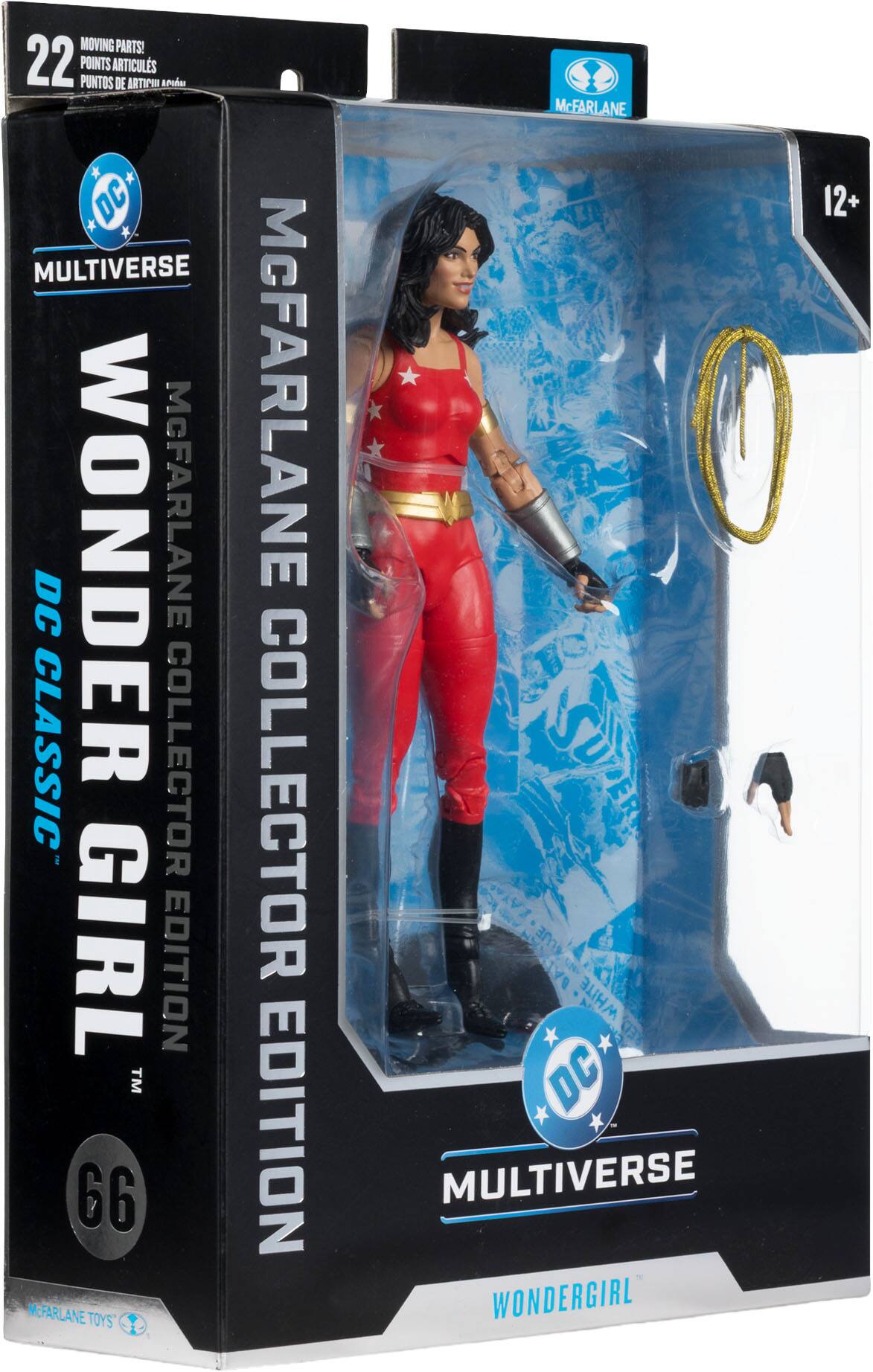 MOVING PARTS! 22 PUNTOS ARTICULS DE ARTICIII Irones * DC MULTIVERSE DC WONDER GIRL EDITION TM 66 McFARLANE TOYS

McFARLANE COLLECTOR EDITION
McFARLANE BARLUE WHITE DC MULTIVERSE WONDERGIRL
12+