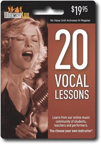 Front Standard. WorkshopLive - 20 Vocal Lessons.
