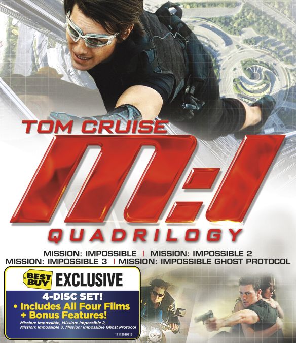  Mission Impossible Quadrilogy [Blu-ray] [4 Discs]