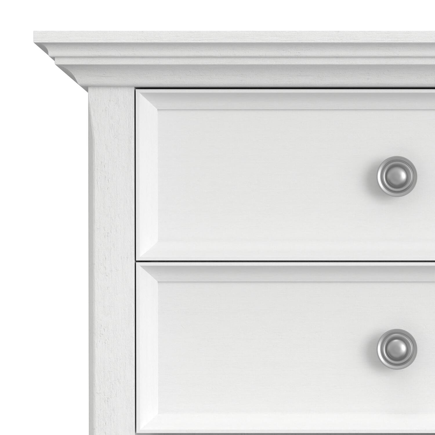 Alt View 5. Simpli Home - Amherst 24 inch Bedside Table (Set of 2) - White.