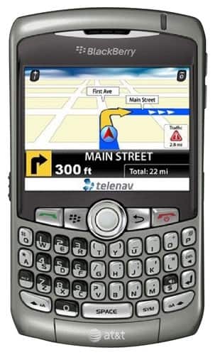 Front Standard. BlackBerry - Curve 8310 Cell Phone (Unlocked) - Titanium.