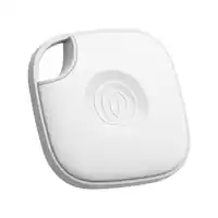 Tile by Life360 - Life360 Tile Bluetooth Tracker, Keys Finder and Item Locator. iOS and Android Compatible. 1-Pack - White - Front_Zoom