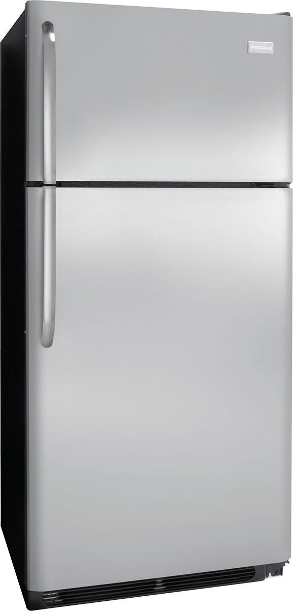 Best Buy Frigidaire 18 1 Cu Ft Top Freezer Refrigerator Stainless