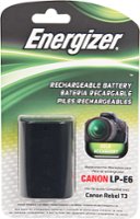 Energizer - Rechargeable Li-Ion Replacement Battery for Canon LP-E6 - Front_Zoom