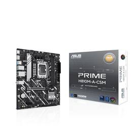 ASUS - Prime H810M-A-CSM Desktop Motherboard - Intel H810 Chipset - Socket LGA-1851 - Micro ATX - Core Ultra Processor