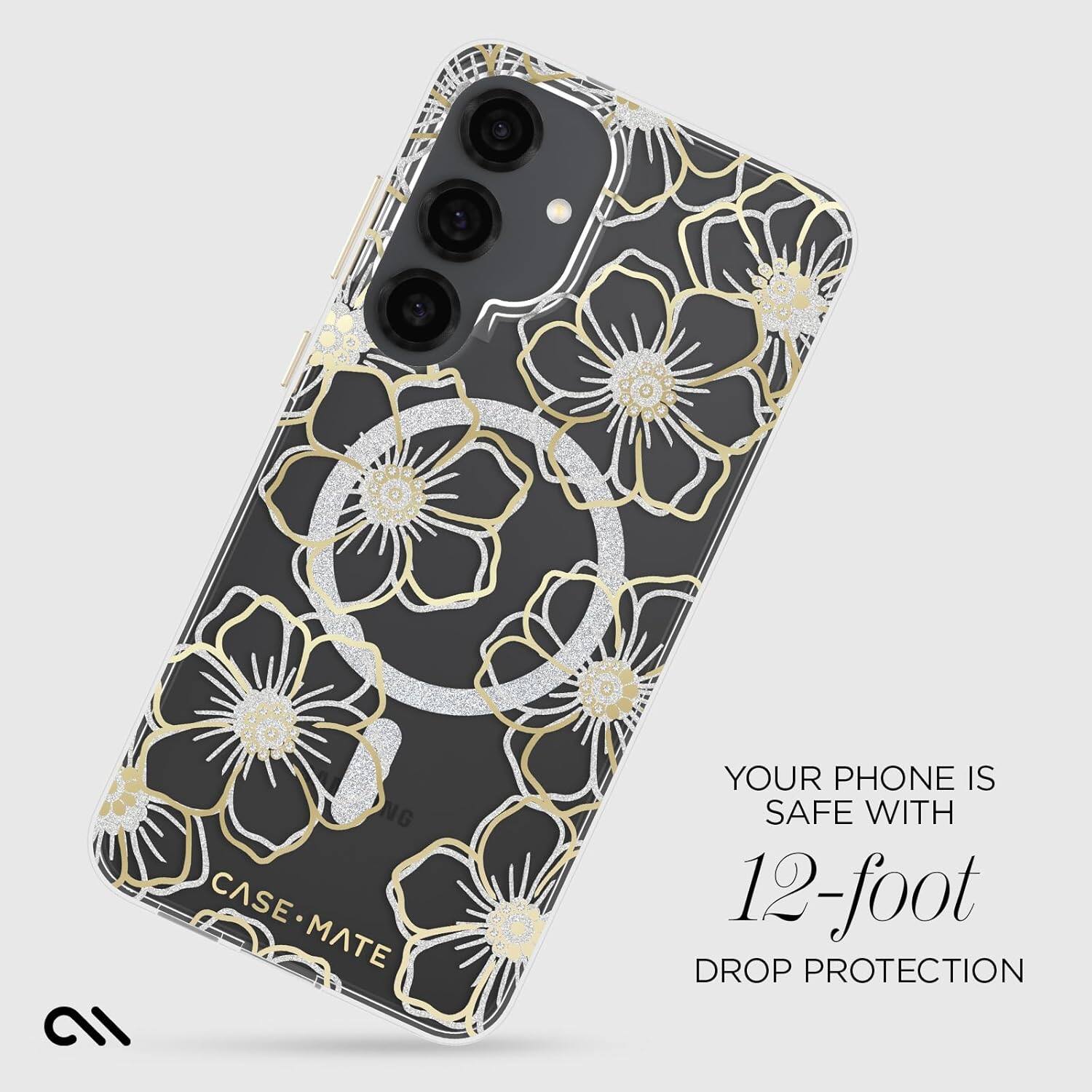 CASE MATE  
YOUR PHONE IS SAFE WITH 12-foot DROP PROTECTION