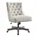 Front Zoom. Linon Home Décor - Ellas Plush Button-Tufted Office Chair With LiveSmart Performance Fabric - Shell.