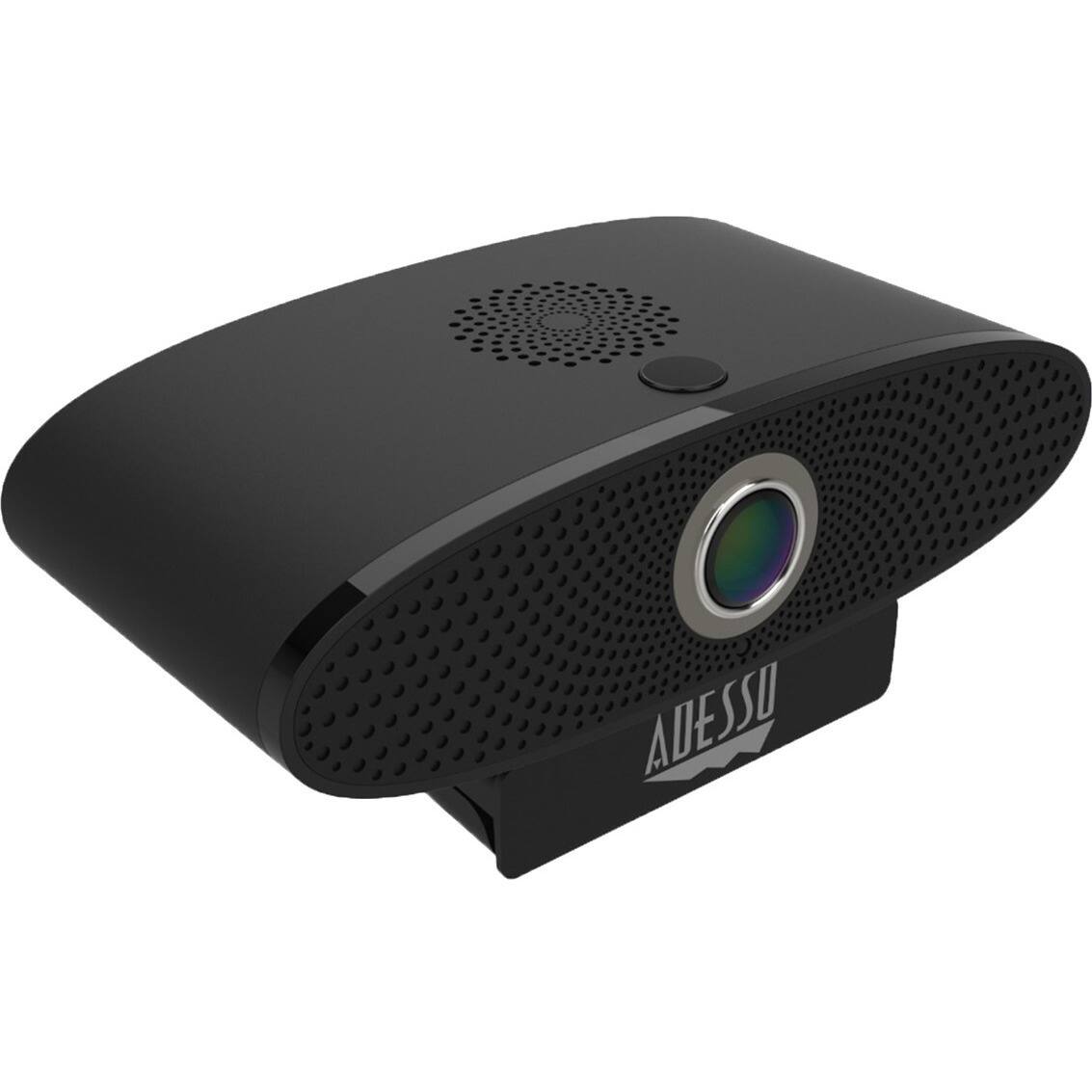 Alt View 3. Adesso - Adesso CyberTrack C100 Webcam - 8 Megapixel - 30 fps - USB 2.0 - 3840 x 2160 Video - CMOS Sensor - Manual Focus.