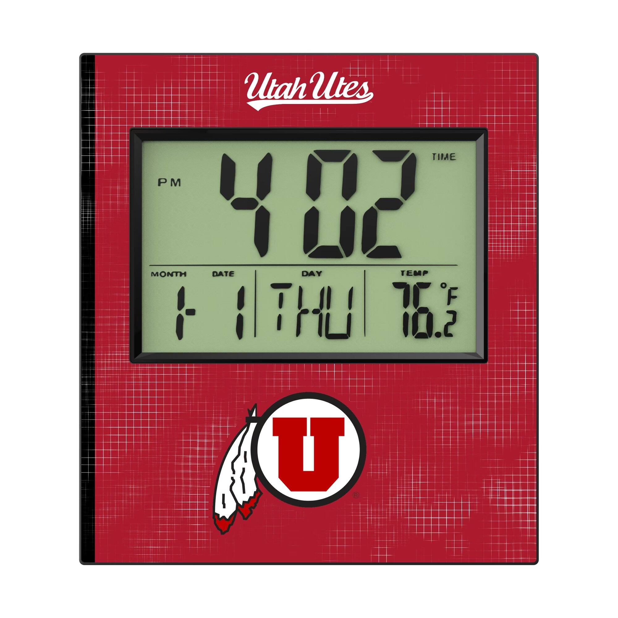 Utah Utes

PM 4:02 TIME

MONTH 1 DATE 1 DAY THU TEMP 76.2°F

10.2