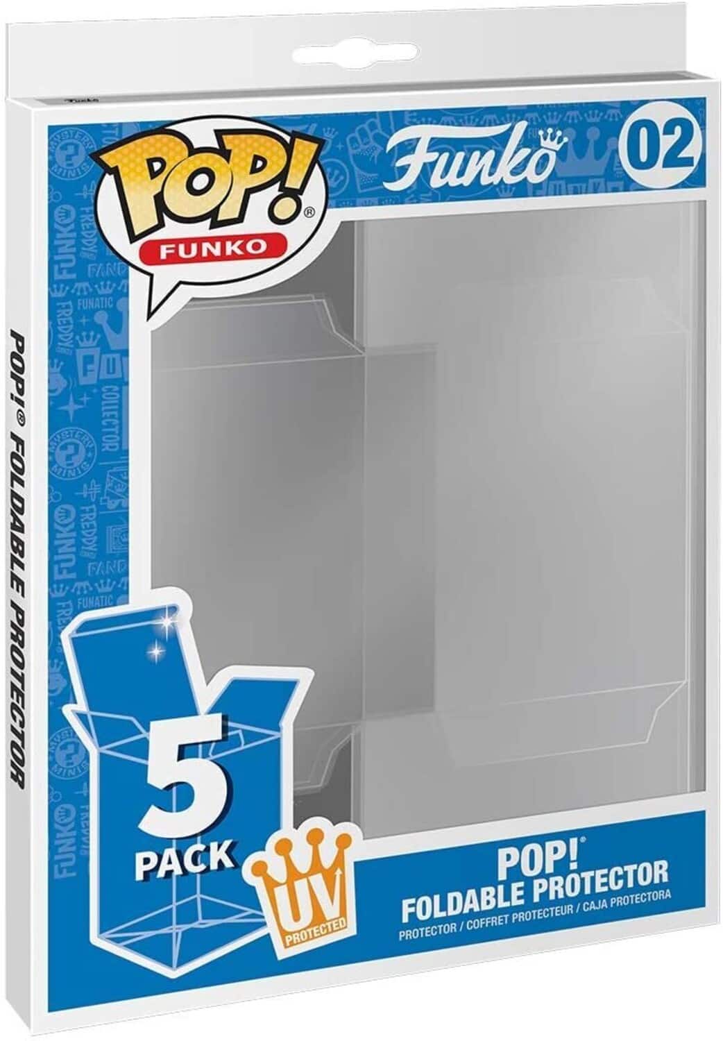 FUNKO POP! 5-Pack Foldable Pop Protectors - COLLECTABLES - Multicolor