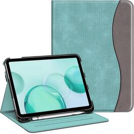 Kitcheniva - iPad 10th Generation 2022 Case With Stand And Pocket 10.9'' - Turquoise