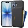 Smartish - iPhone 17 Wallet Case - Wallet Slayer Vol 1 - Slim Grip Card Holder Cover - Black Tie Affair