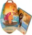 The image features a Moana 2 Wayfinder Wonders toy set, which includes a boat and a character. The toy set is designed for children aged 36 months and above. The toy set is made by Mattel, and it is part of the Disney Moana 2 collection. The toy set is displayed in a box, and the character is holding a paddle.
